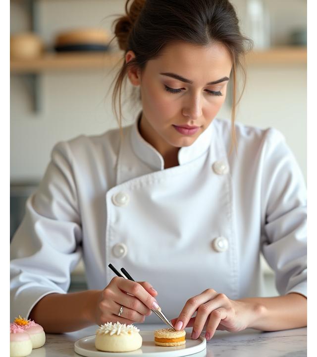 Portrait Chef Clara Moreau, spécialiste pâtisserie et desserts