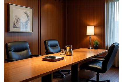 Salle de consultation privée et confortable chez Lumière Cuisine, propice aux échanges professionnels et créatifs.