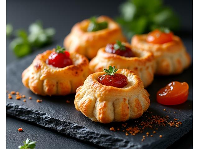 Sambousas fusion africaines avec épices sublimées et chutneys fruités