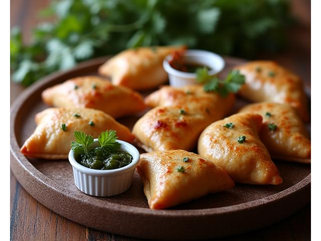 Empanadas gourmet aux garnitures sud-américaines et épices françaises