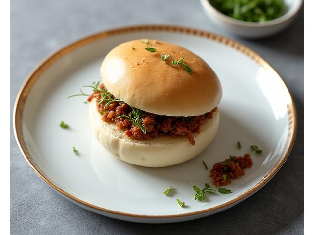 Baos français revisités, garnis de canard confit et de légumes croquants