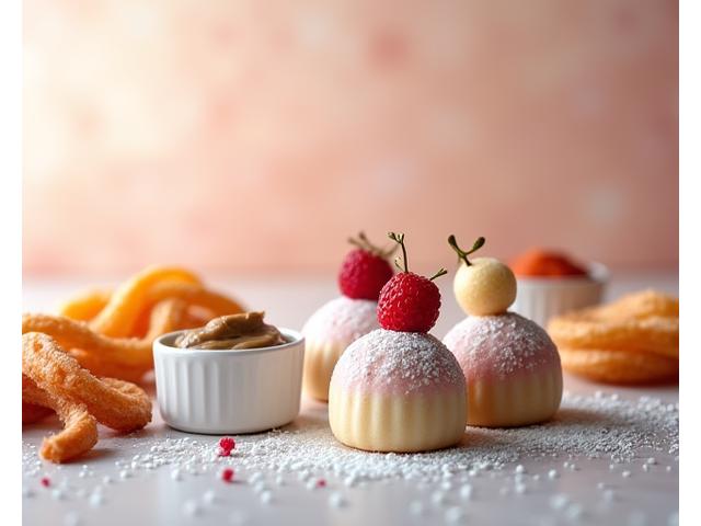 Mochis français et churros revisités dans des saveurs fusion créatives